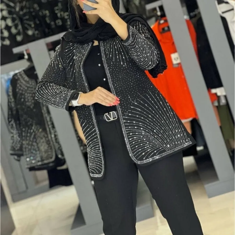 کت شلوار مجلسی زنانه مشکی