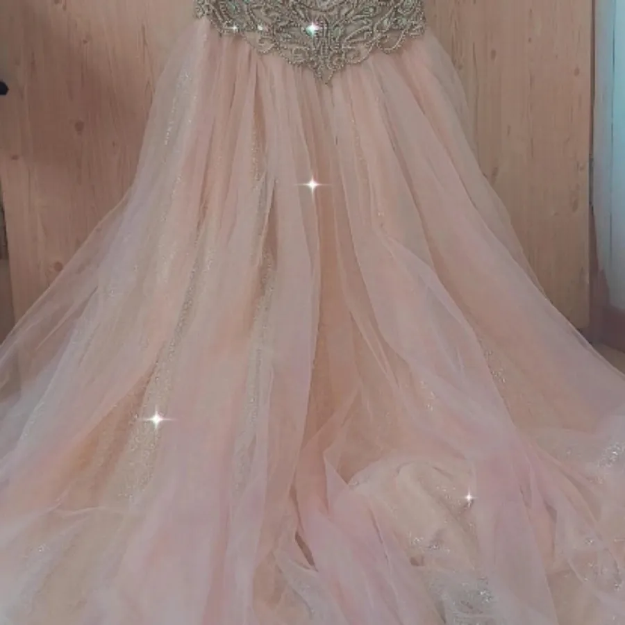 لباس مجلسی صورتی