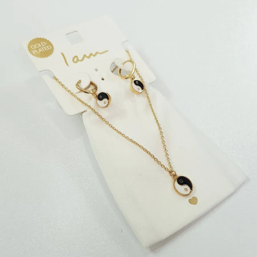 گردنبند گوشواره روکش طلا