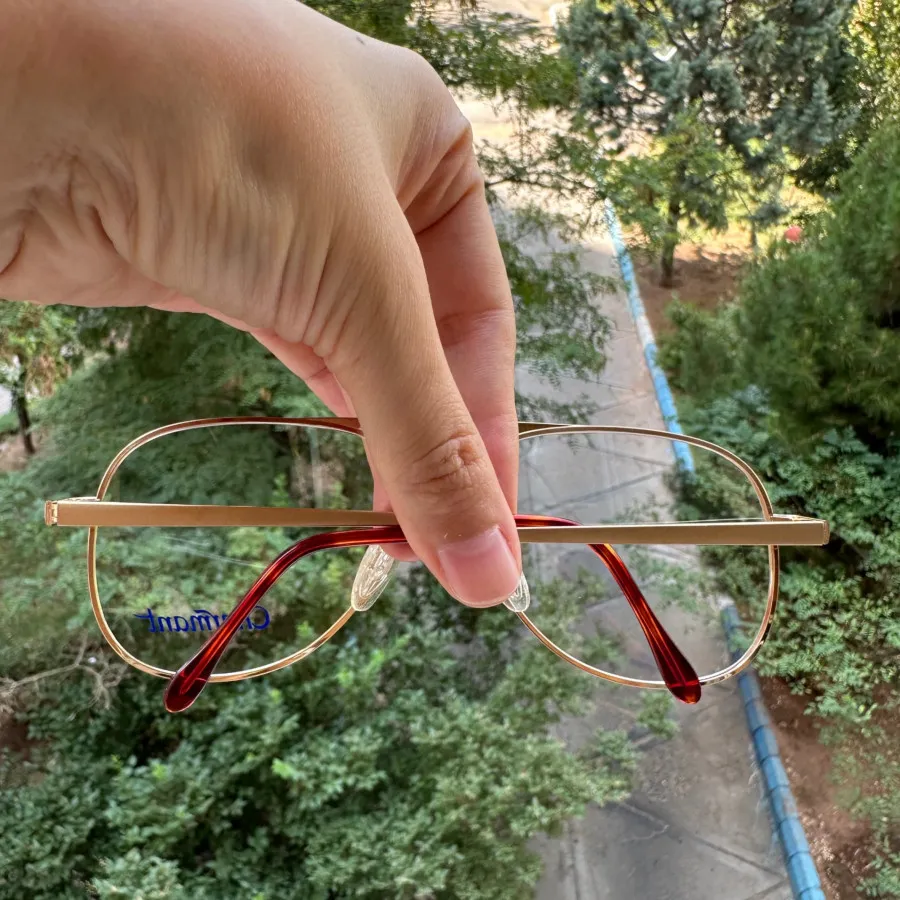 عینک طبی دوپل فلزی