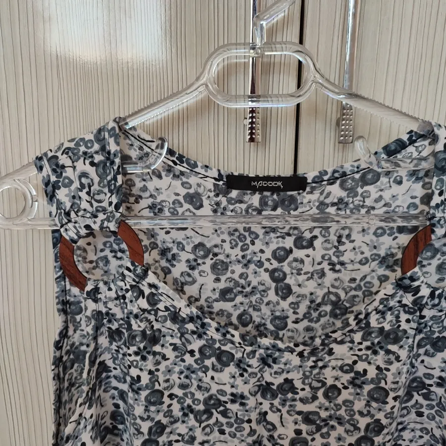 پیراهن نخی گل گلی خنک