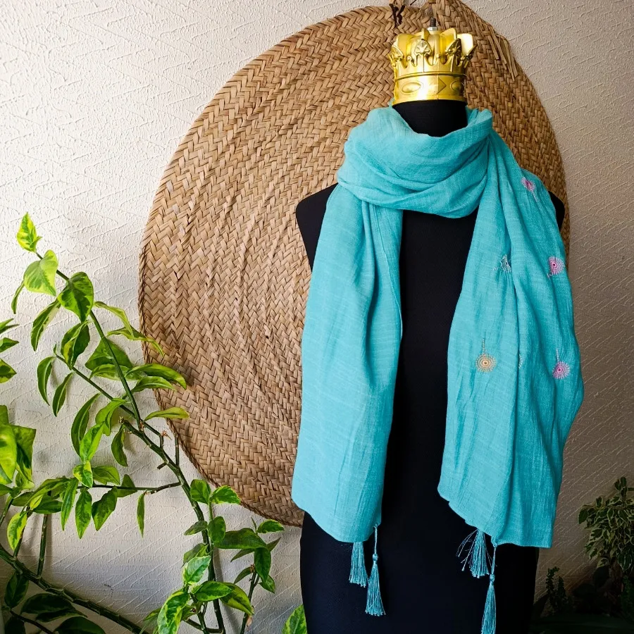 شال فیروزه ای