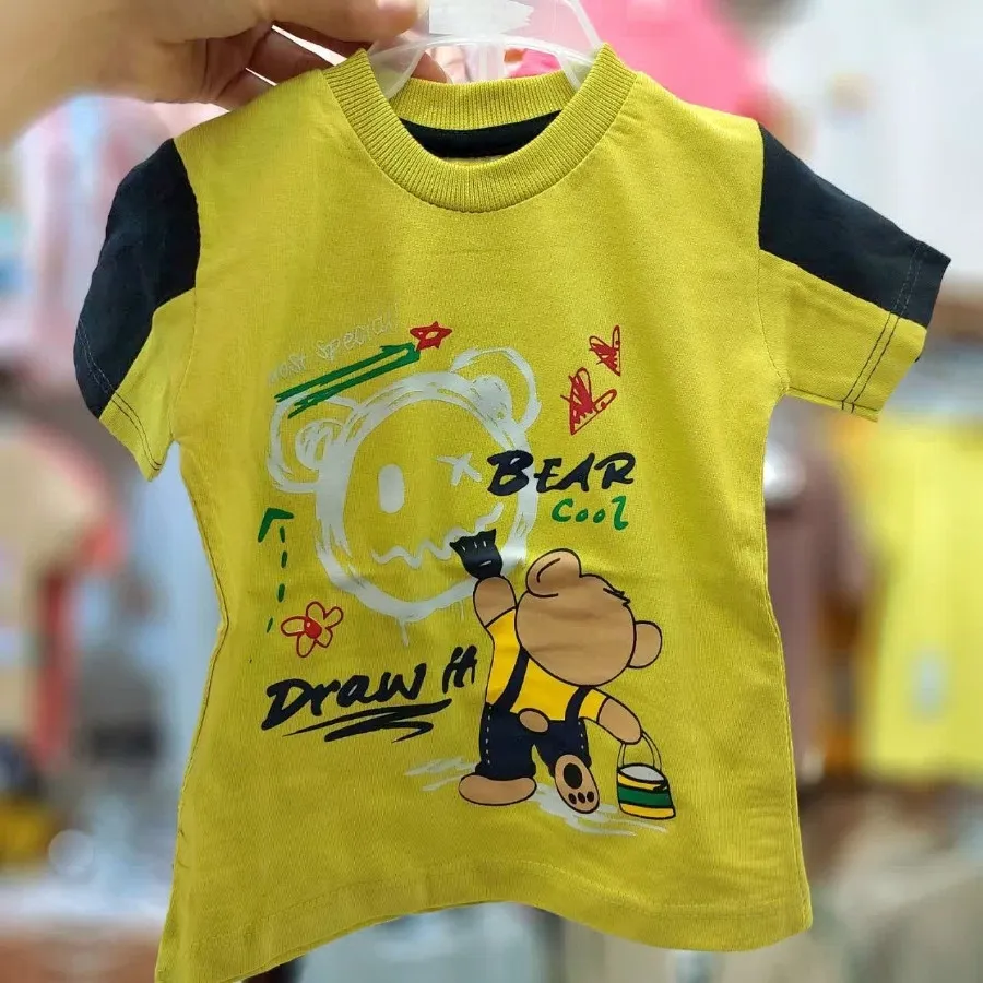 تیشرت شلوارک خرس نقاش