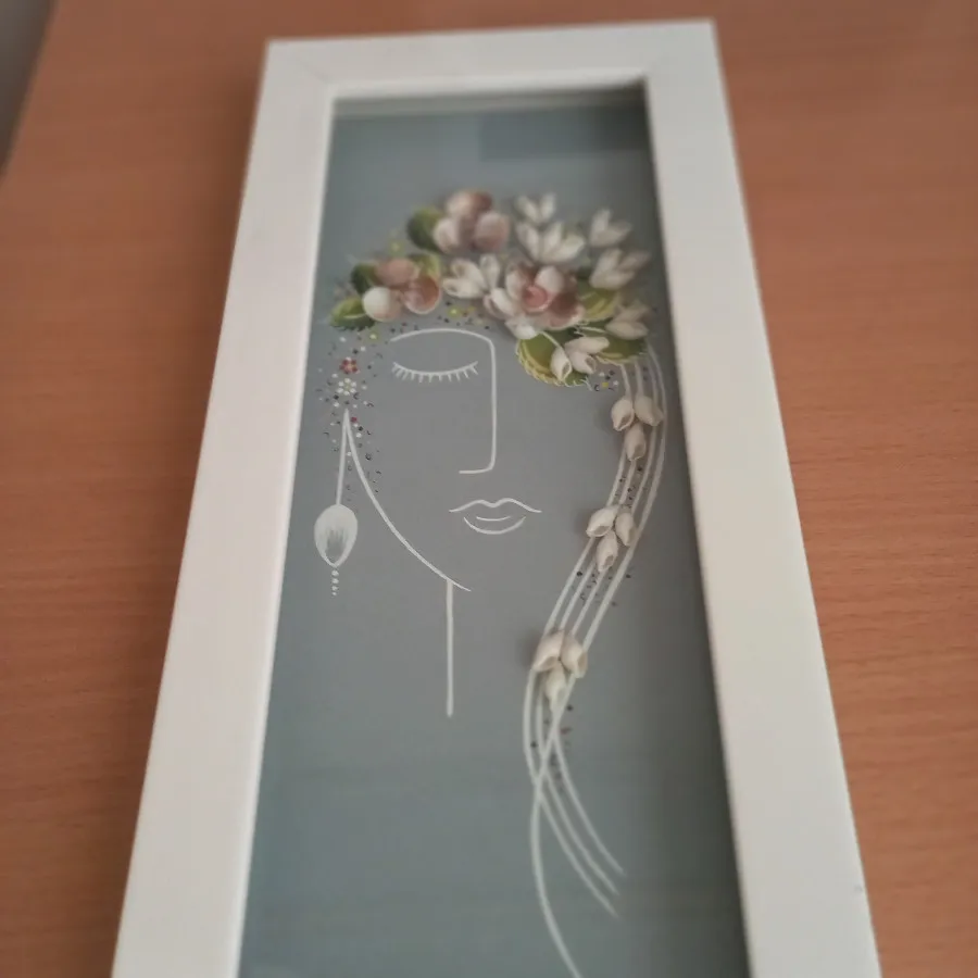 تابلو با صدف دریایی