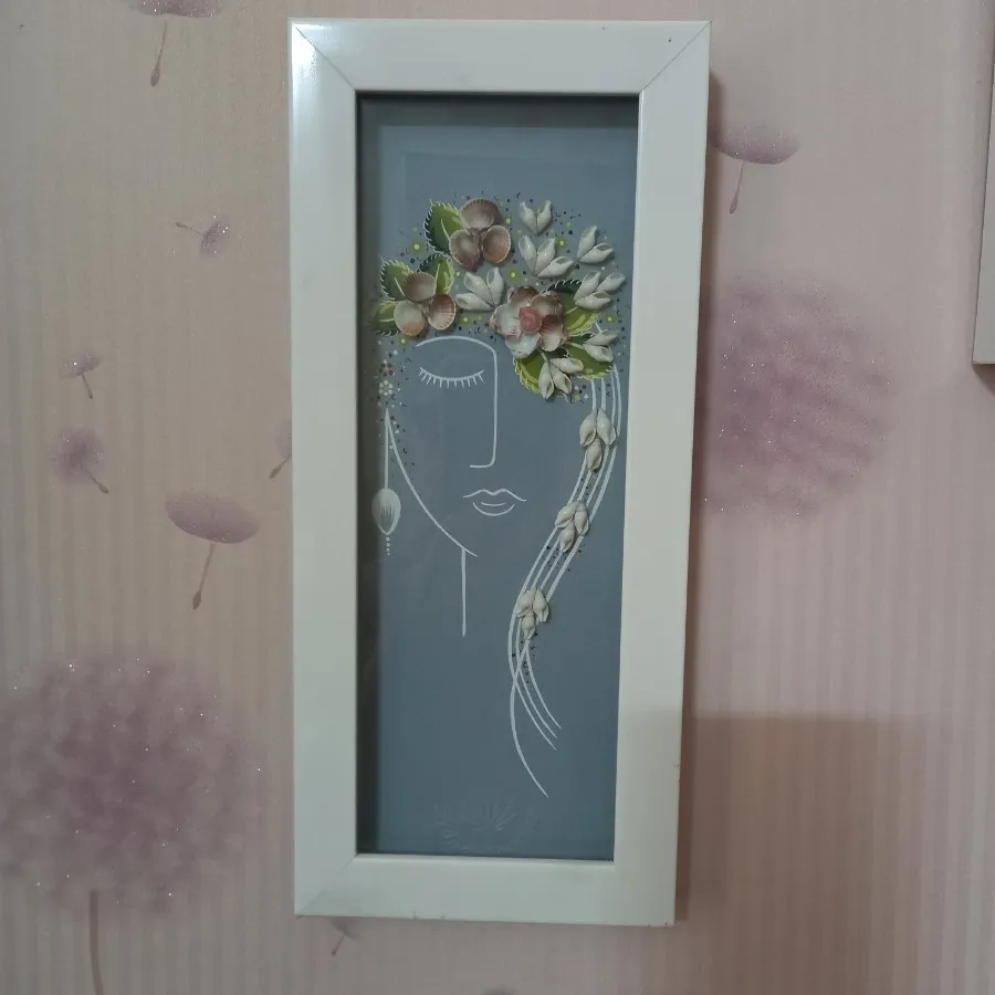 تابلو با صدف دریایی