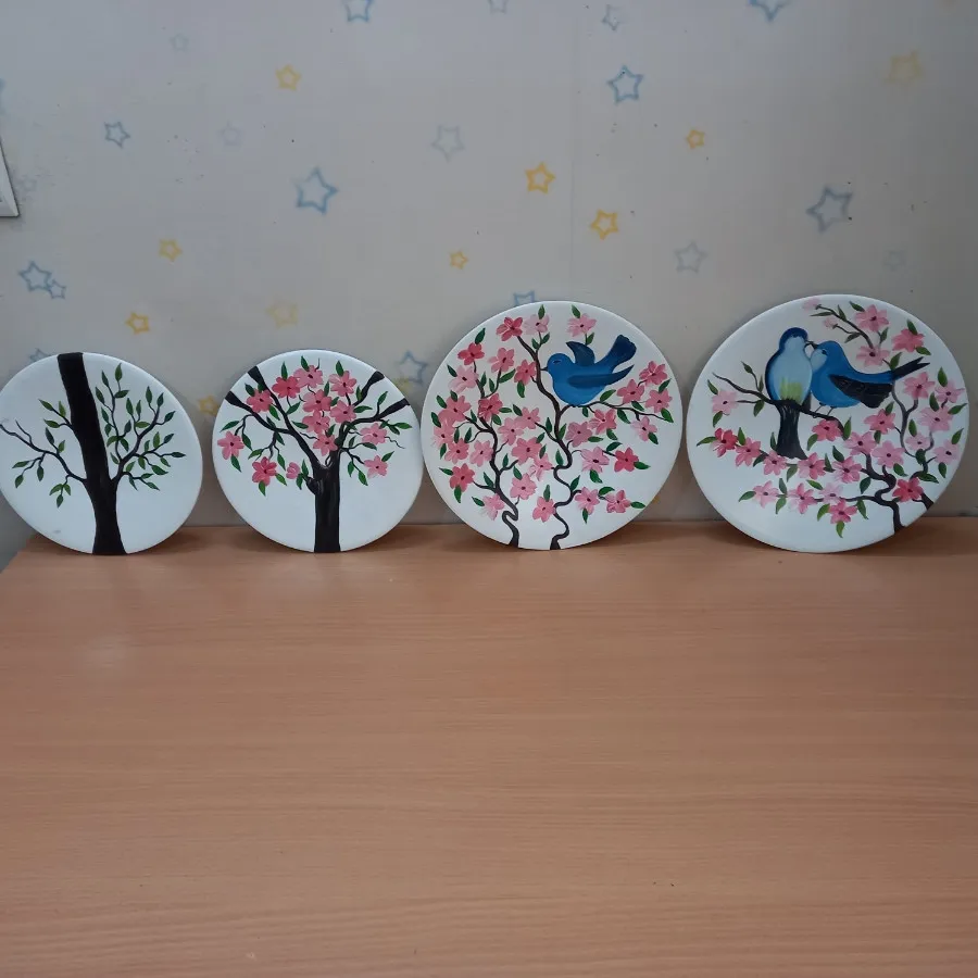 چهار دیوارکوب پرنده عشق