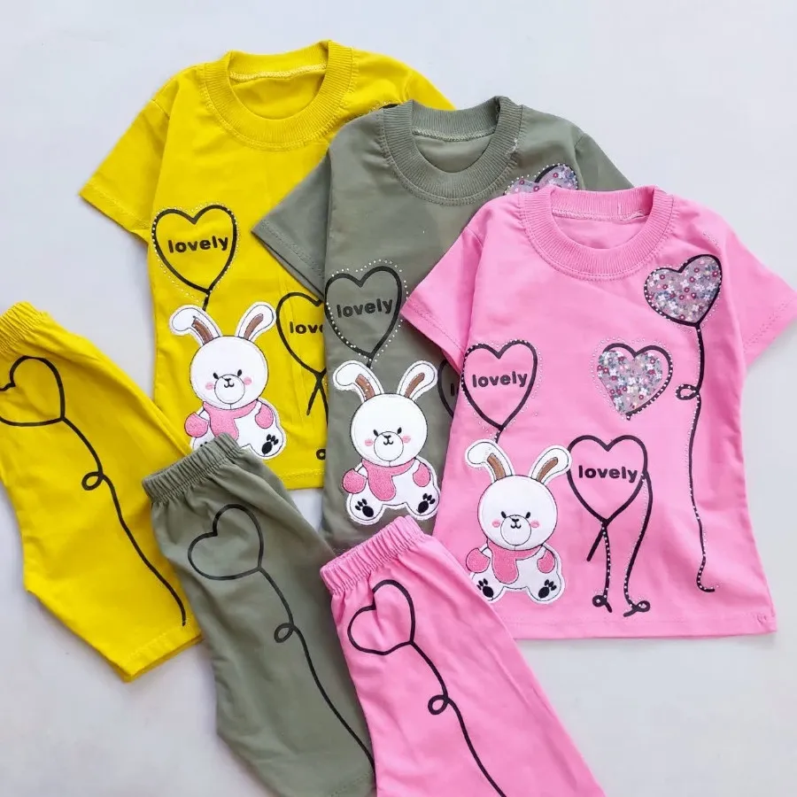 تیشرت شلوارک خرگوش و بادک