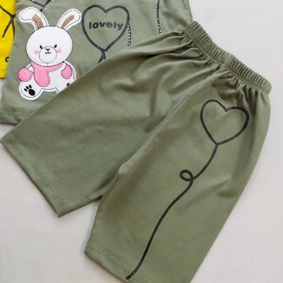 تیشرت شلوارک خرگوش و بادک