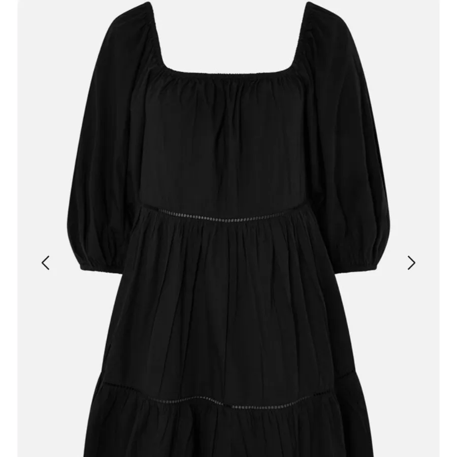 لباس مینی پفی مشکی