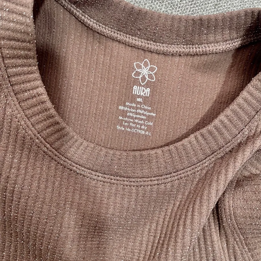 کراپ شاین دار قهوه ای