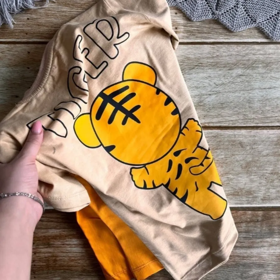 ست تیشرت شلوارک تایگر