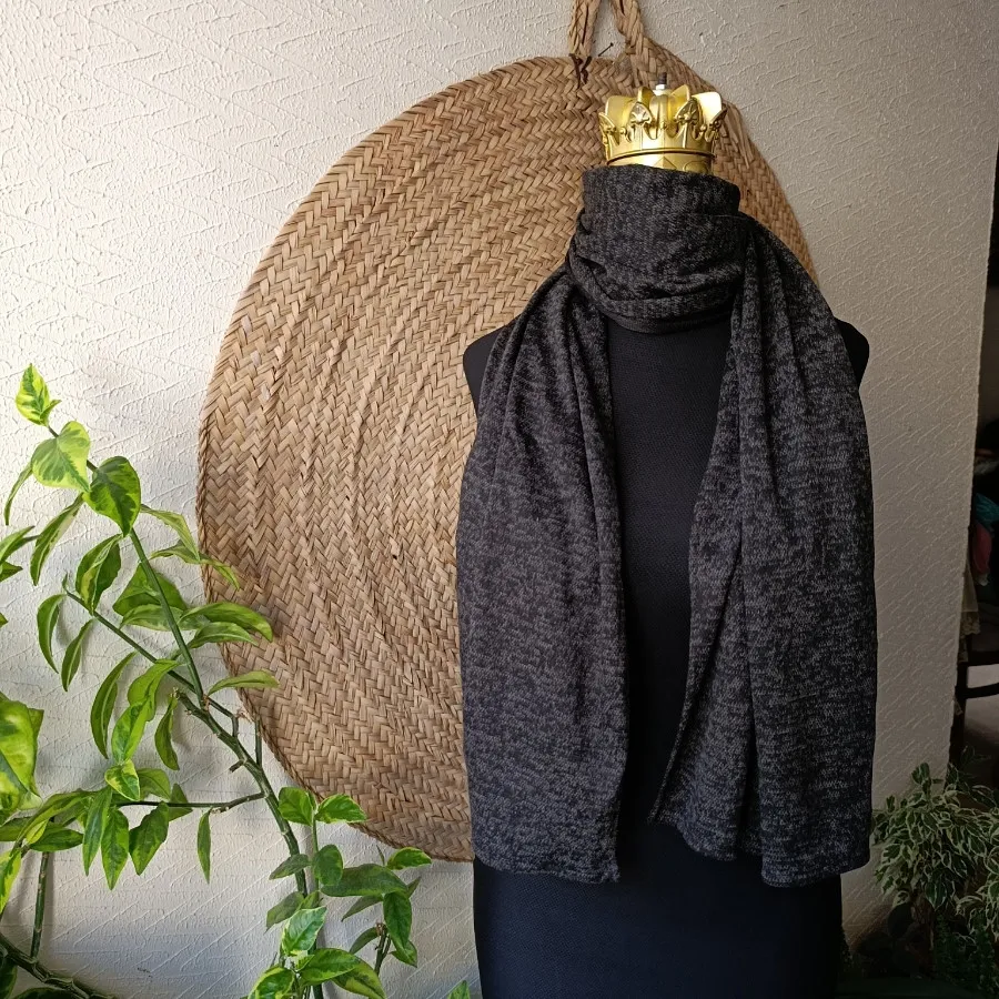 شال زمستونی مشکی