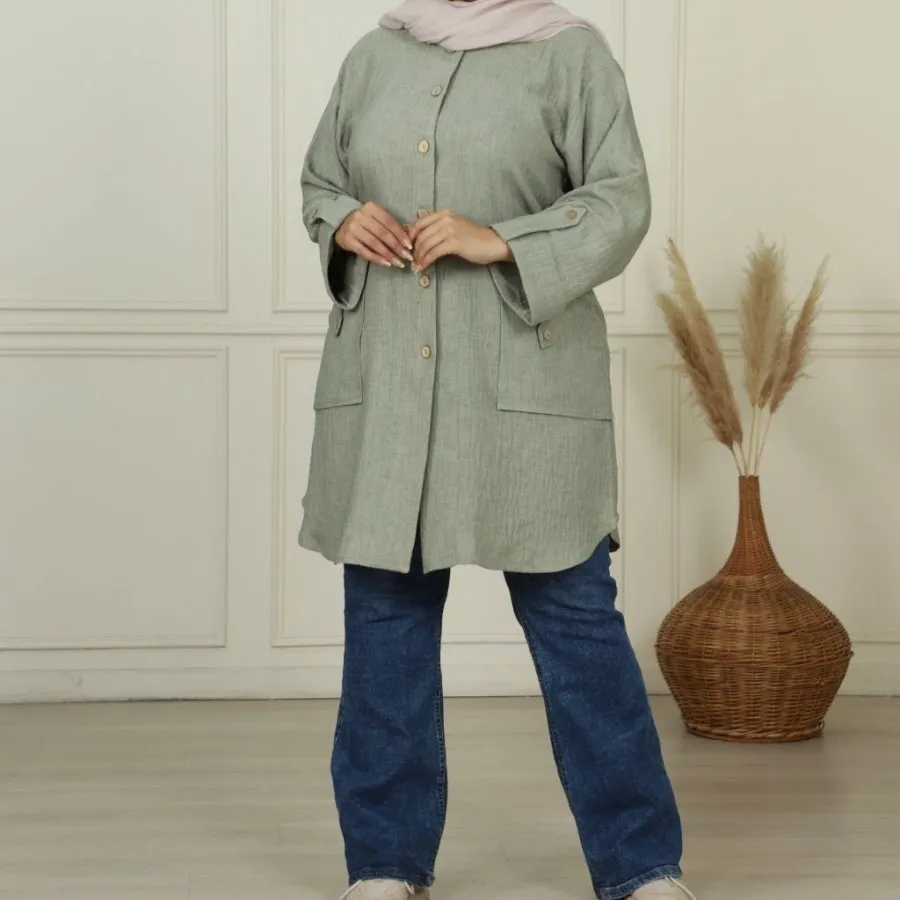 مانتو اسپرت سایز بزرگ