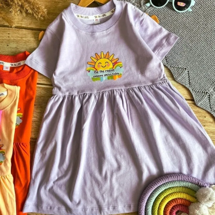 پیراهن خورشید دخترانه