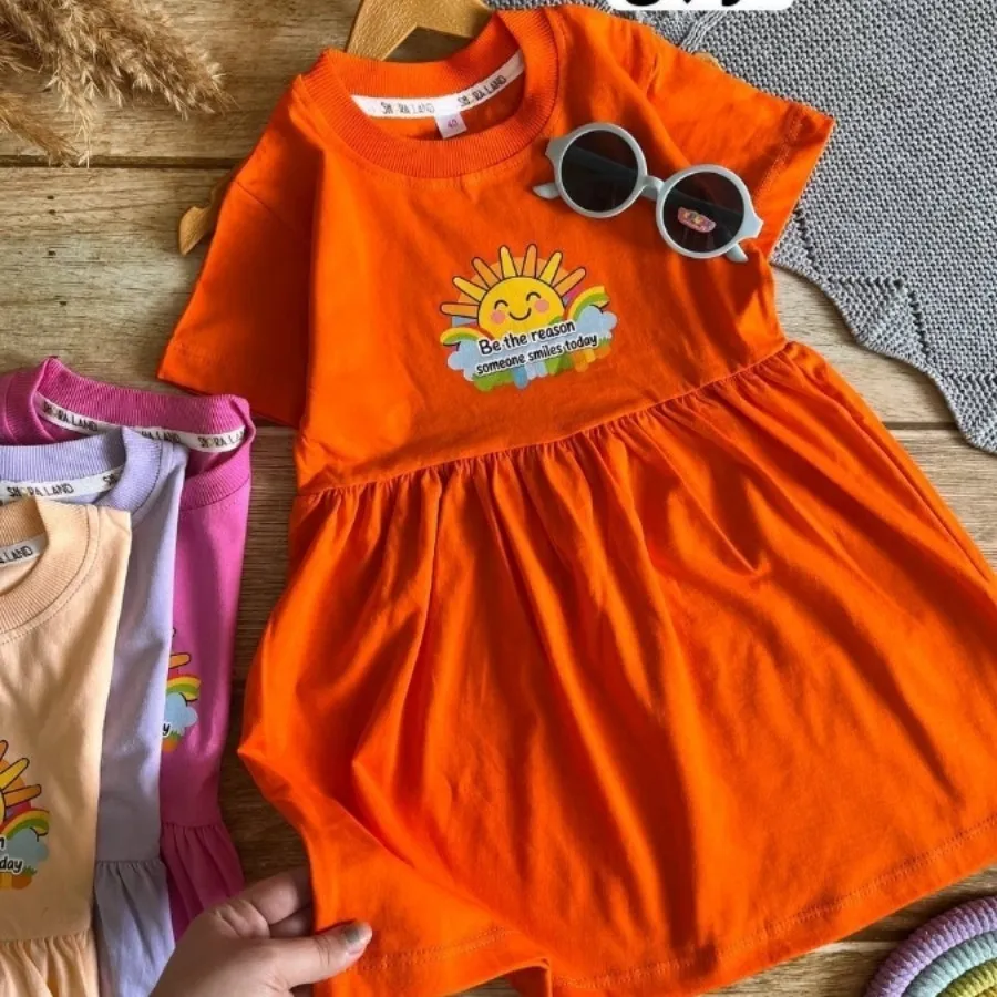 پیراهن خورشید دخترانه