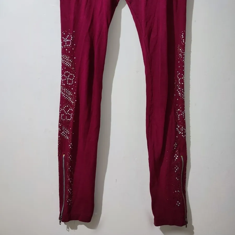 لگ‌نگین دار بغل زیپ مجلسی