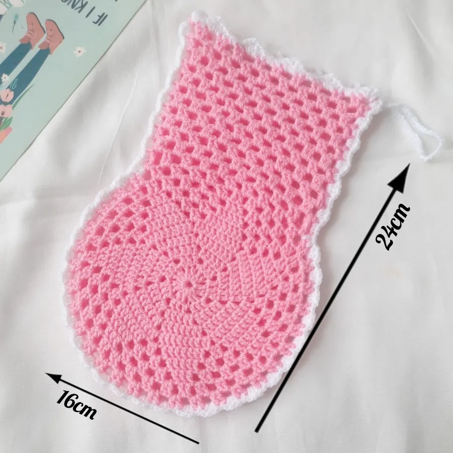 لیف حمام دستبافت طرح گل