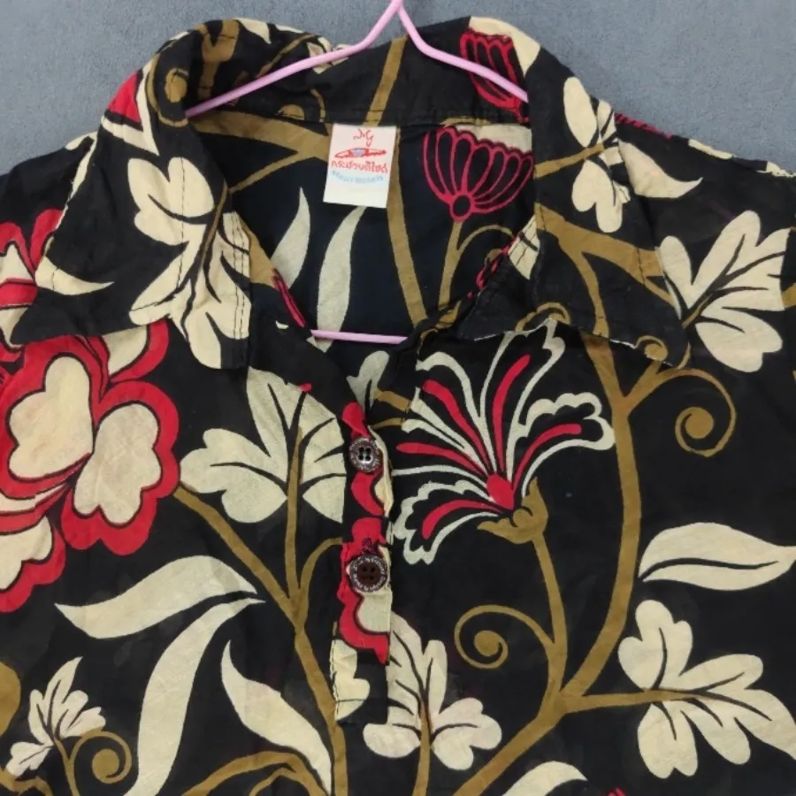 پیراهن آستین کوتاه گلدار