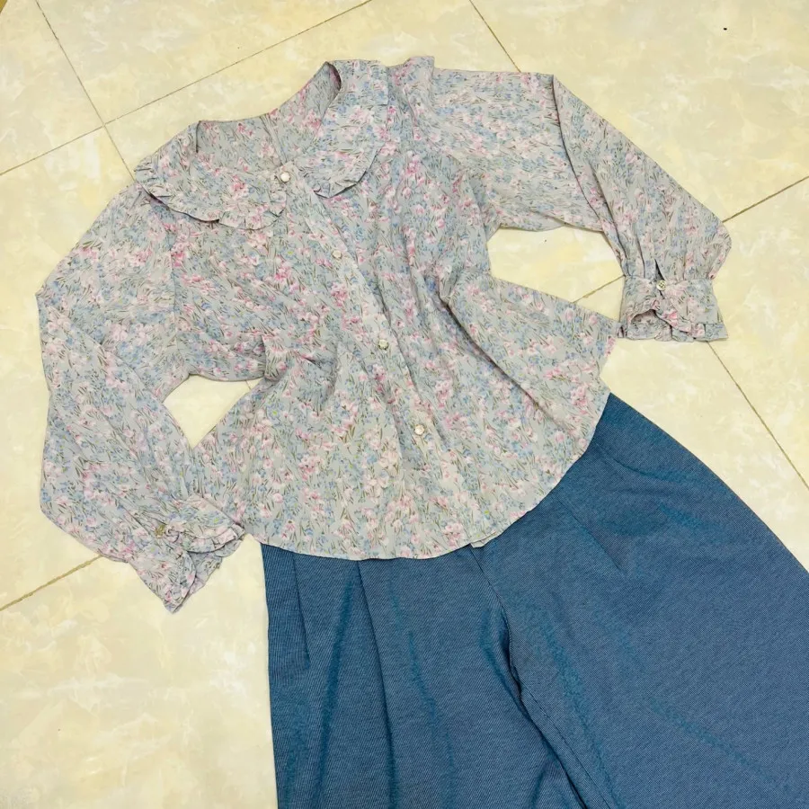 ست شومیز عروسکی و شلوارلی