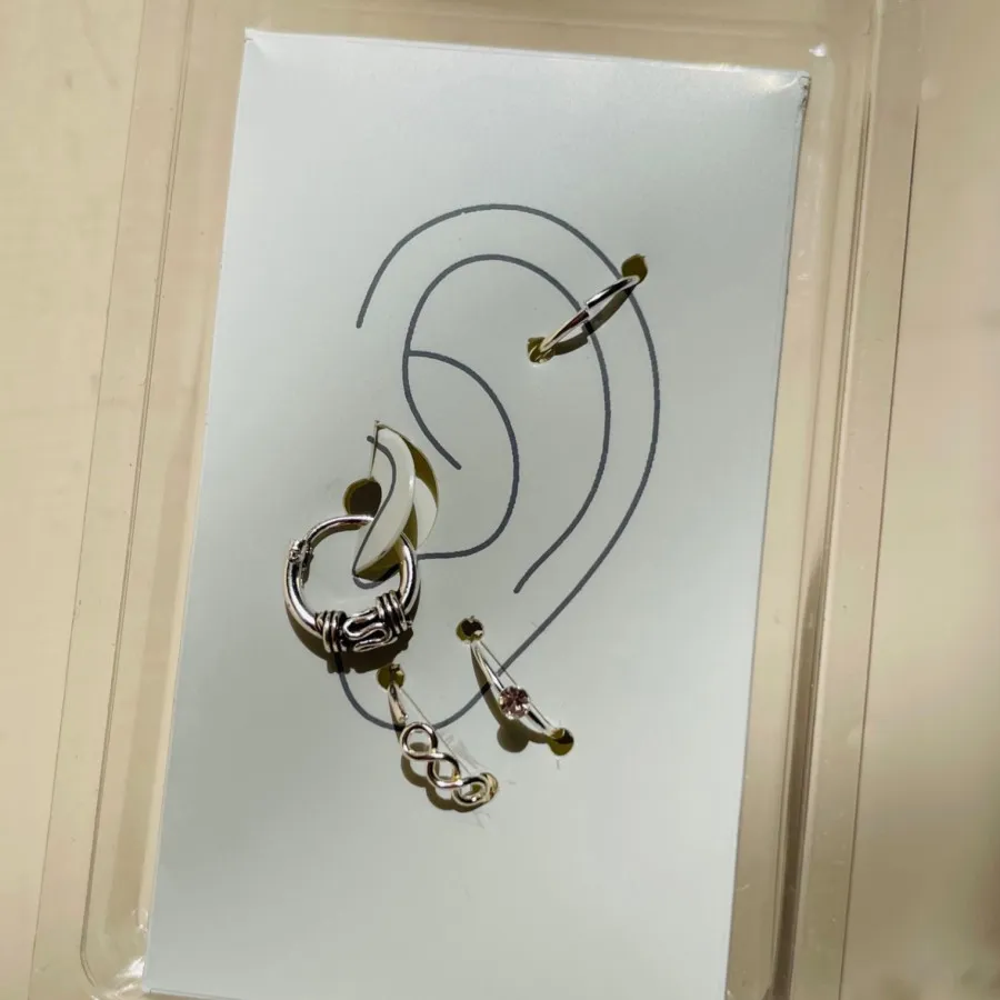 ایرکاف وحلقه گوش نقره iam