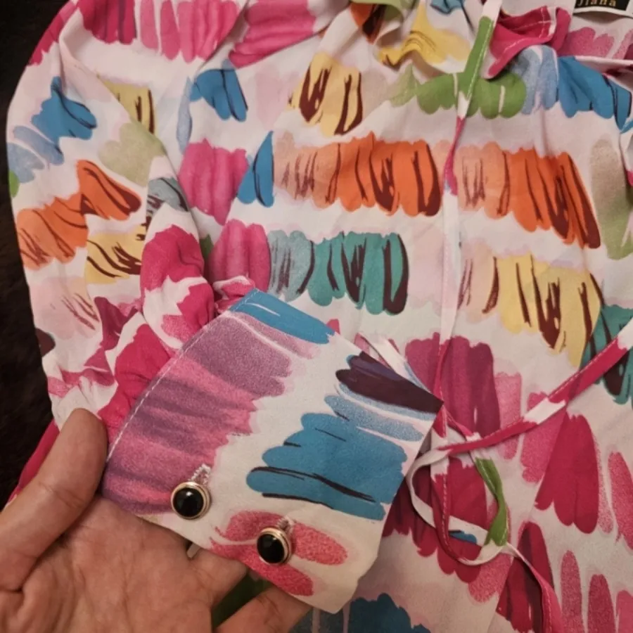 شومیز حریر رنگی