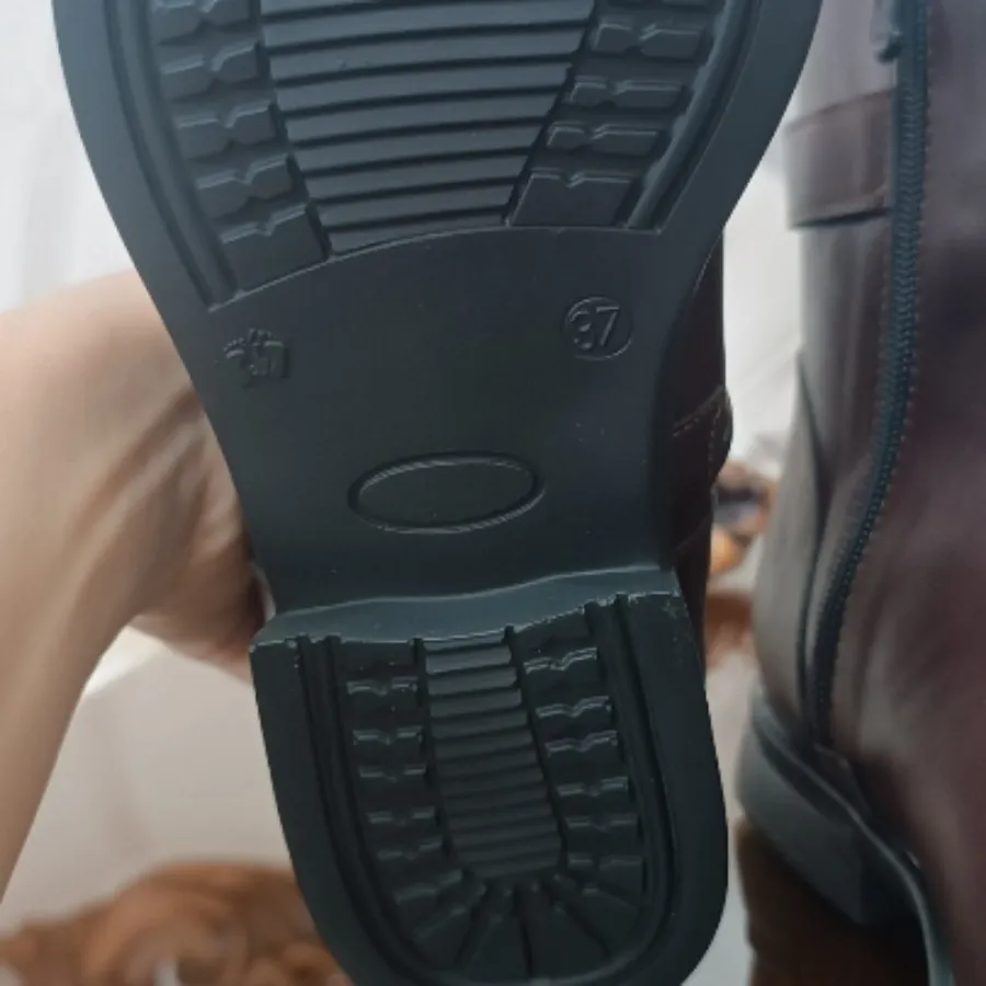 نیم بوت قهوه ای سوخته