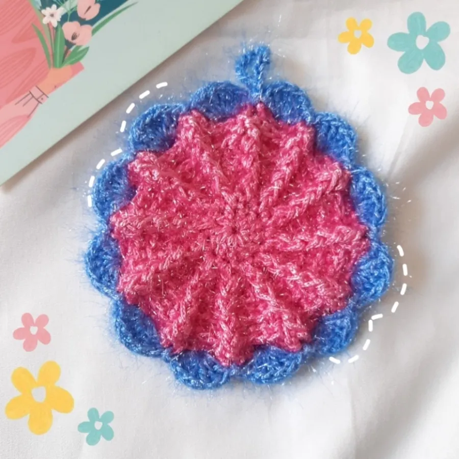 اسکاج دستباف طرح خورشیدی