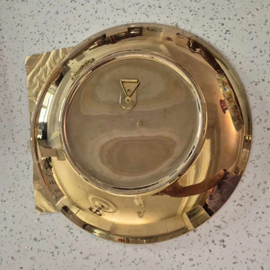 بشقاب طلاکوب اینه ای الله