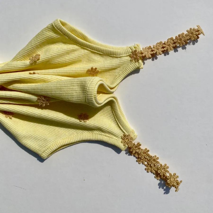 تاپ گلدوزی شده نخ پنبه