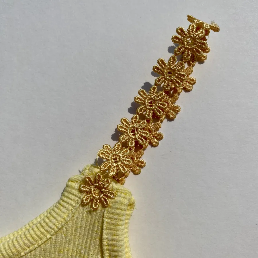 تاپ گلدوزی شده نخ پنبه