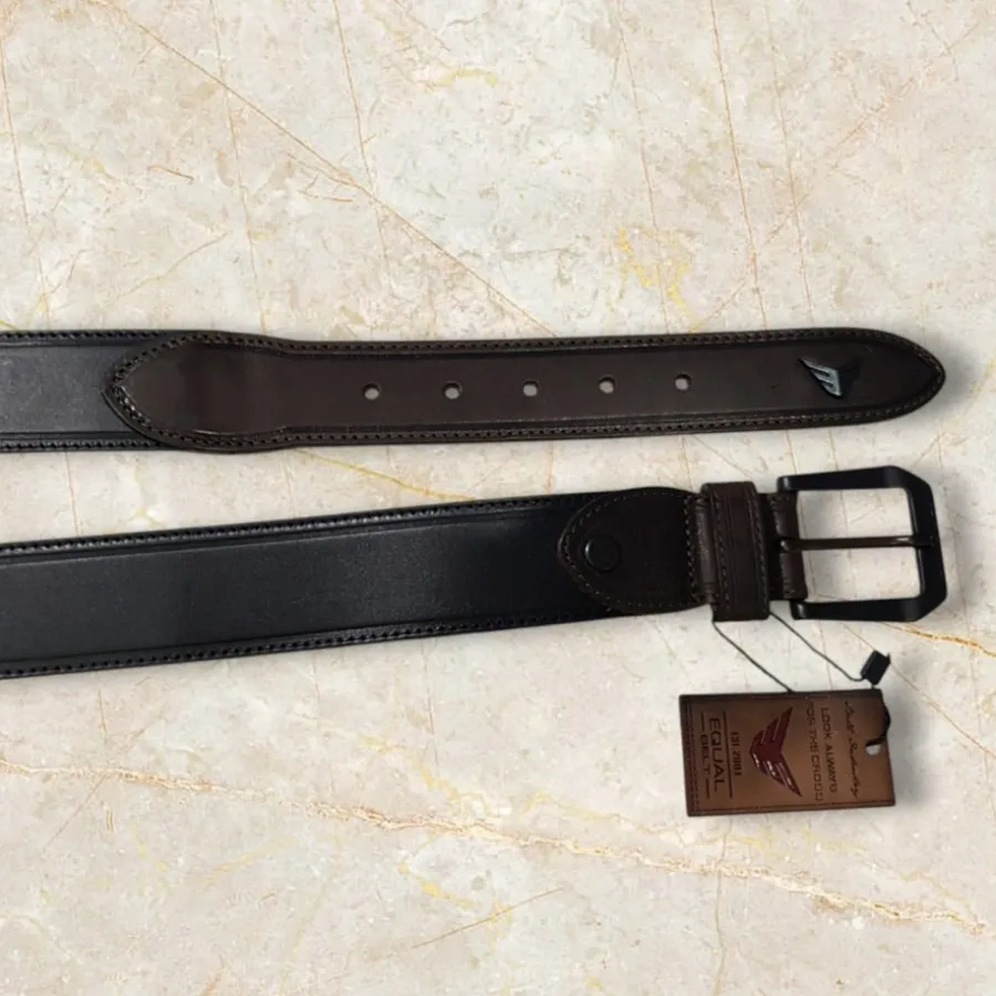 کمربند ترک مشکی قهوه ای