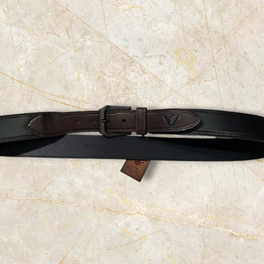 کمربند ترک مشکی قهوه ای