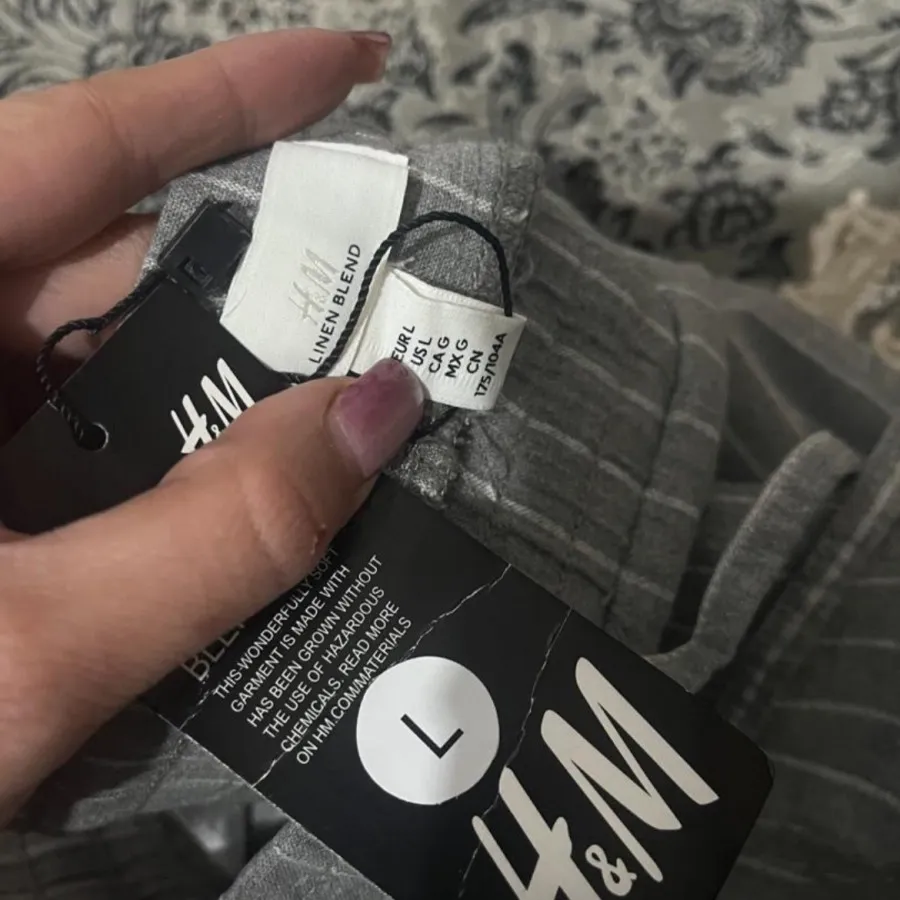 شلوار لینن H&M اورجینال
