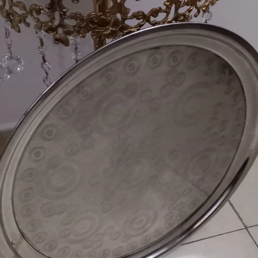 سینی استیل بزرگ