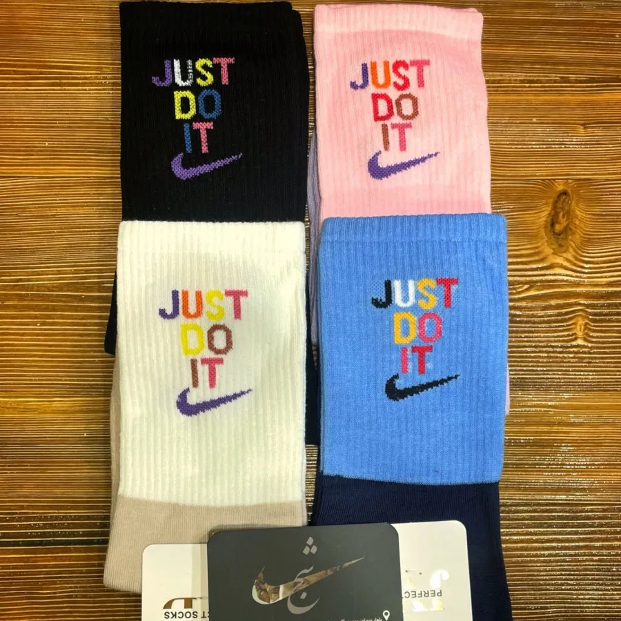 جوراب ساقدار طرح دار