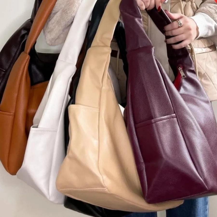 کیف دوشی بزرگ چرم