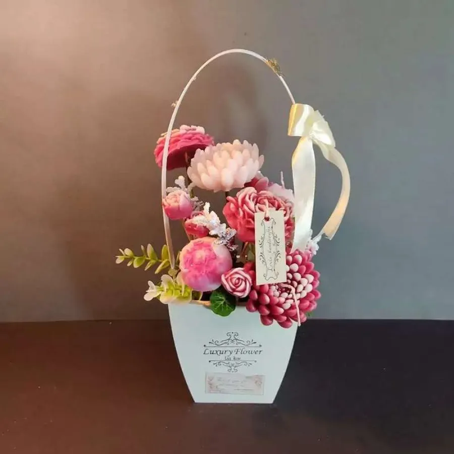 شمع دست ساز دکوری