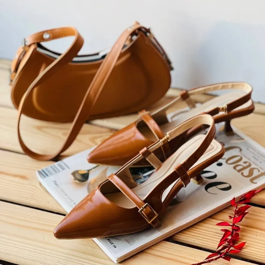 کفش زنانه پاشنه سه سانت