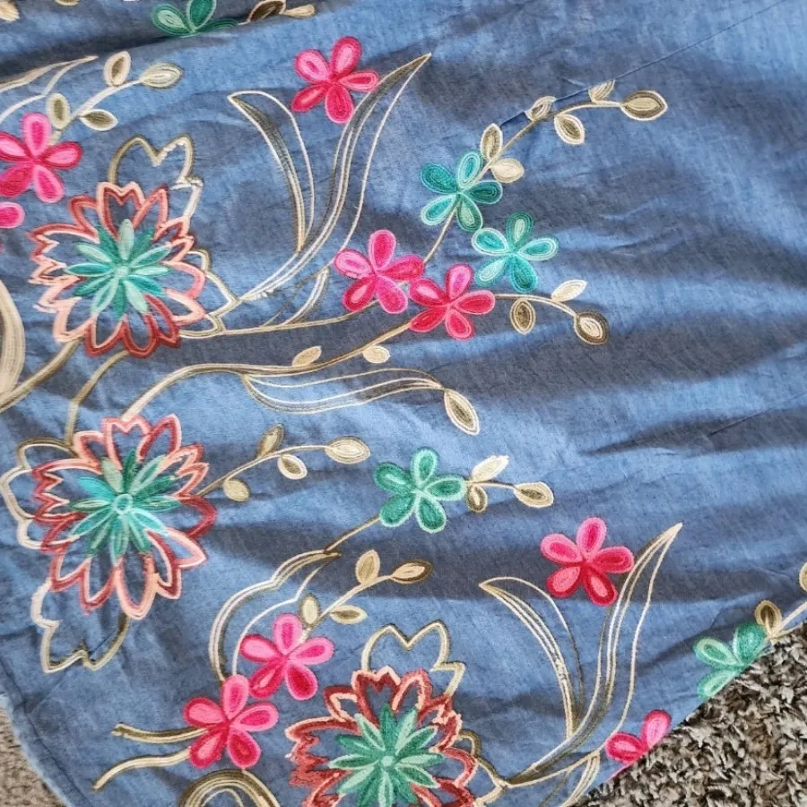 تونیک یقه دلبری گلدوزی