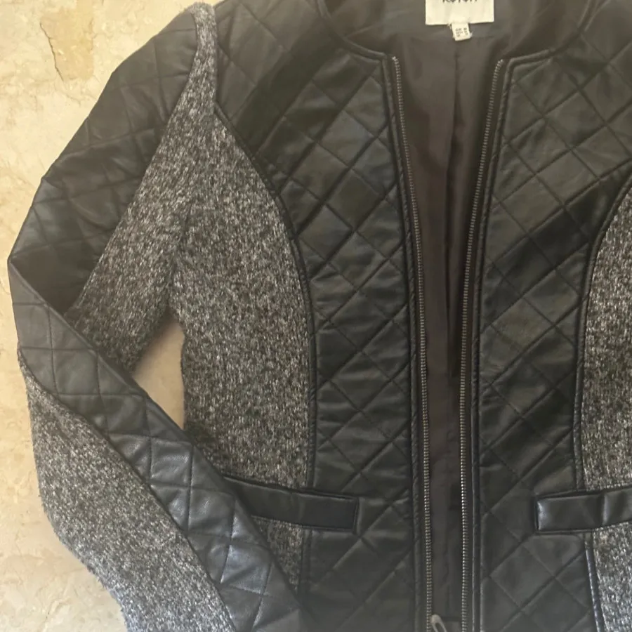 کت کوتاه چرم کوتون