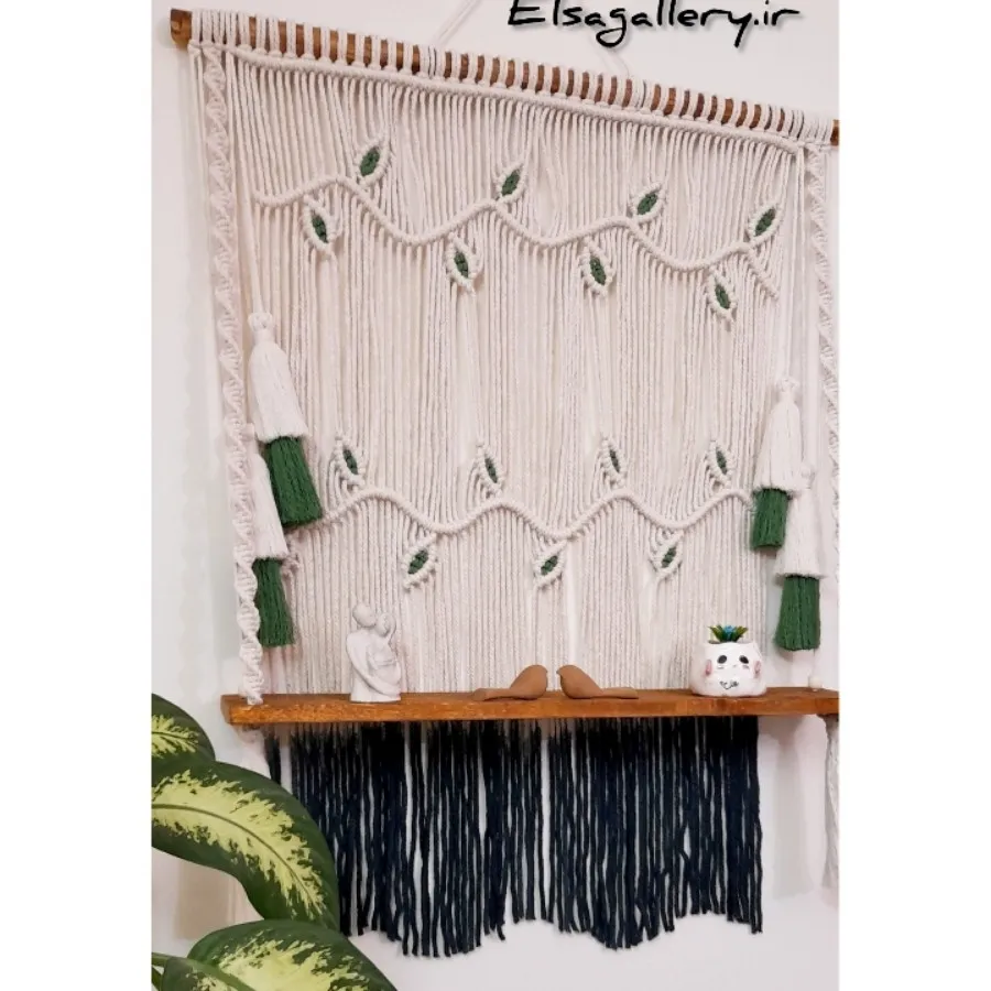 شلف مکرومه مدل رویش