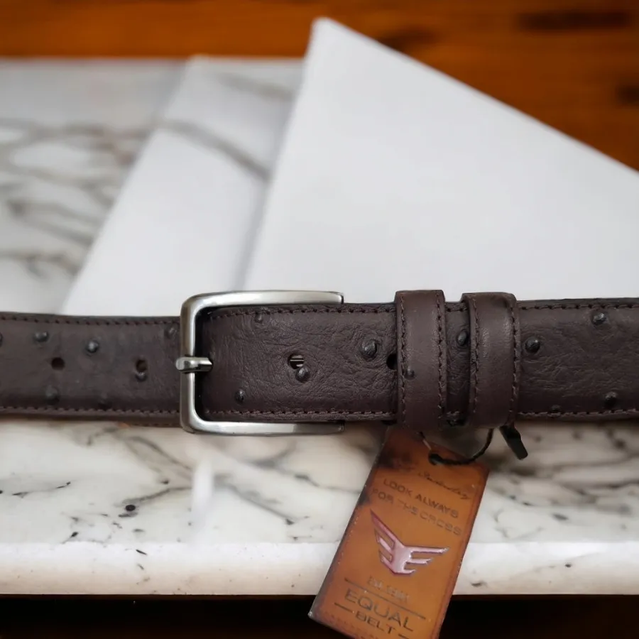 کمربند چرم ایتالیا باریک