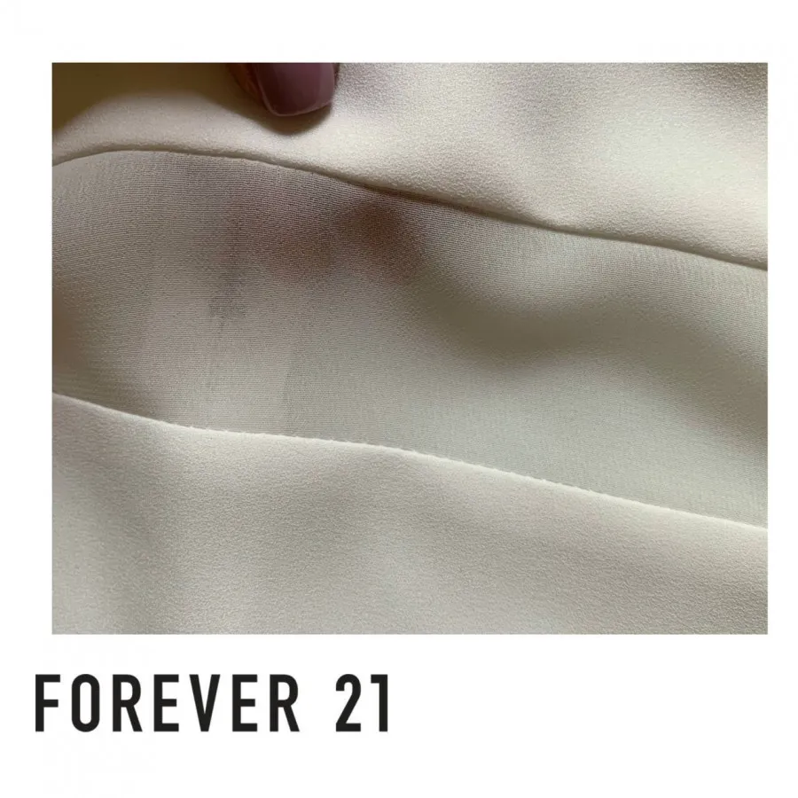 بلوز سفید کرپ Forever 21