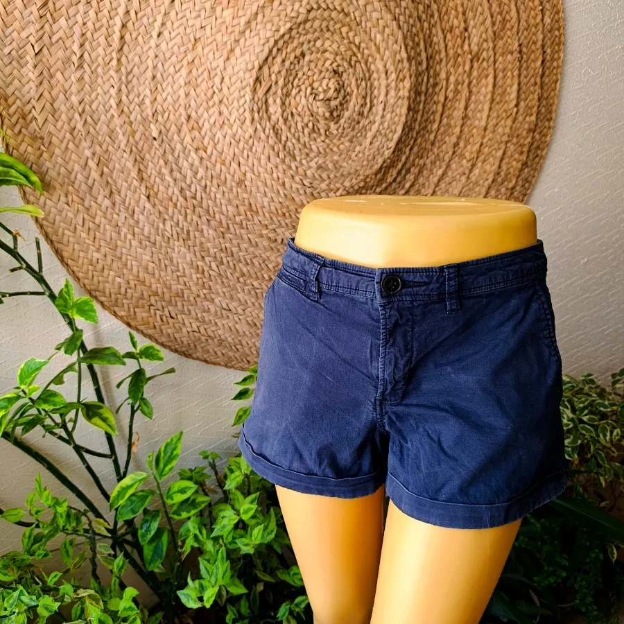 شلوارک جین سورمه ای