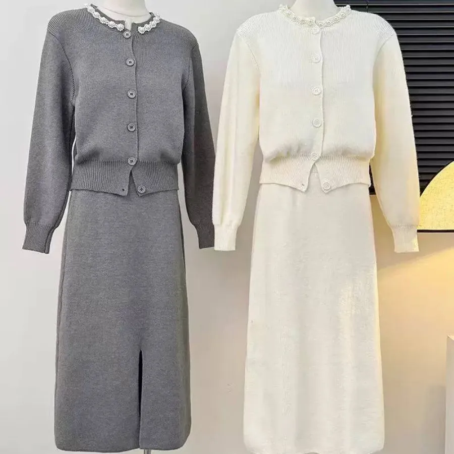 بلوزودامن بافت گرم بالا