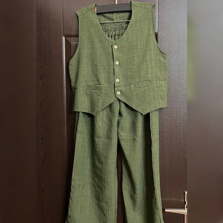 ست جلیقه و شلوار بگ نو