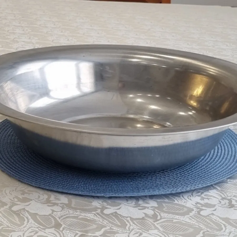 جام زیر سماوری لگن استیل