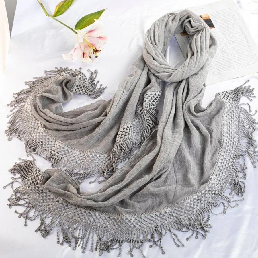 شال وال اوریب دور دانتل