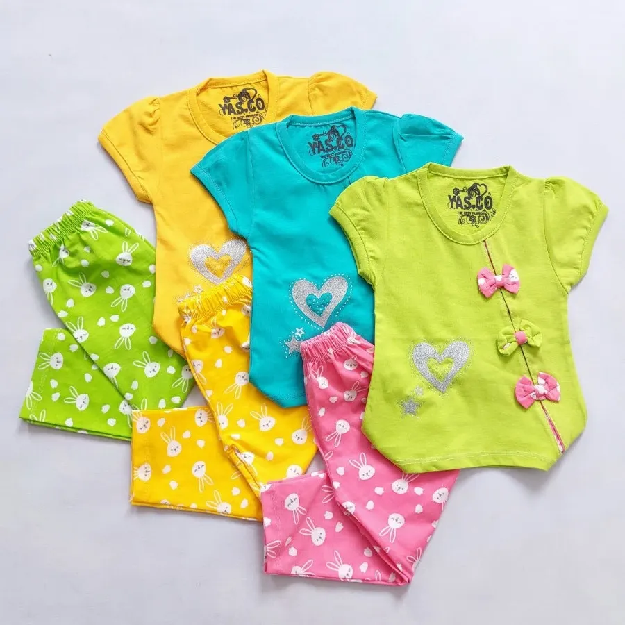 تیشرت شلوارک سه پاپیون ?