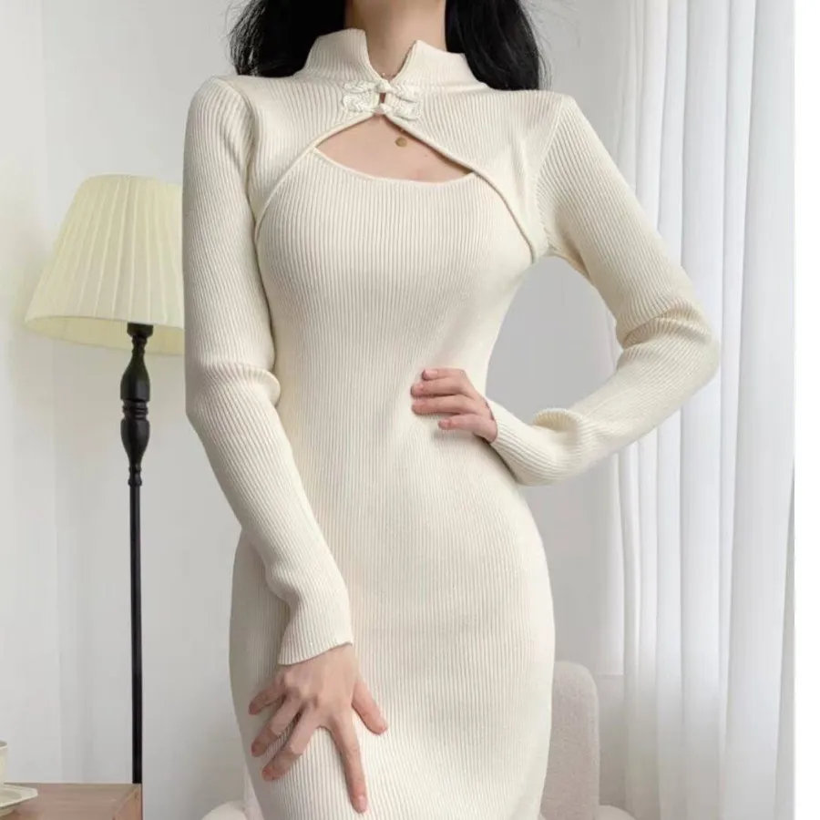 پیراهن بافت گرم بالا